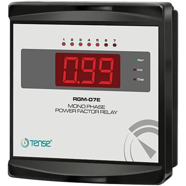 TENSE RGM-07E 7 Kademe, LED Display Ekranlı Monofaze Reaktif Güç Kontrol Rölesi